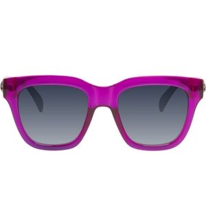 Kurt Geiger NWT Pink Oversized Cat Eye Sunglasses & Case